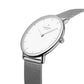 NORDGREEN Damenuhr Native 32 mm Silber Mesh
