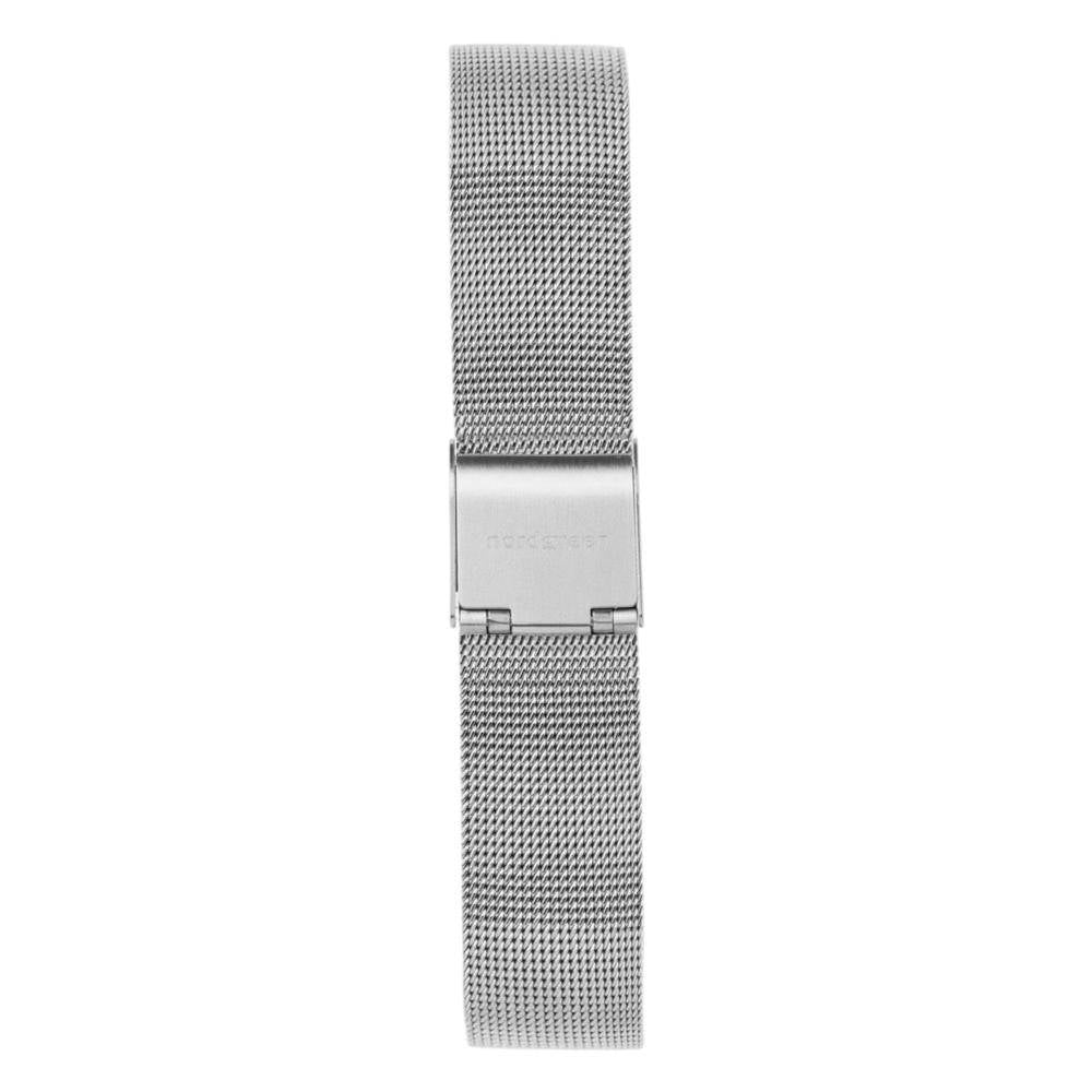 NORDGREEN Damenuhr Native 32 mm Silber Mesh