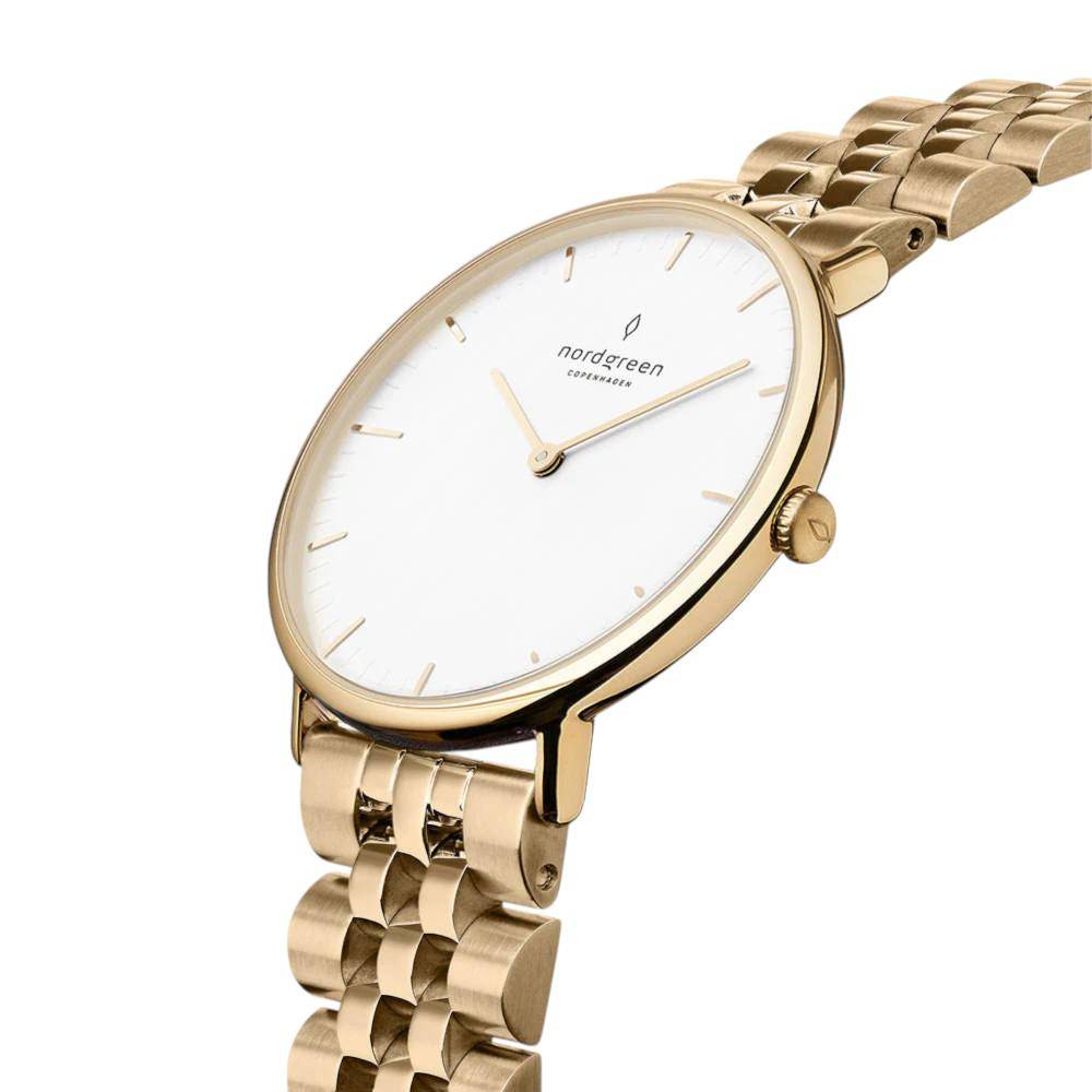 NORDGREEN Damenuhr Native 32 mm Gold