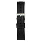 NORDGREEN Damenuhr Native 28 mm Silber Schwarz Leder
