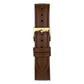 NORDGREEN Damenuhr Native 28 mm Gold Braun Perlmutt Leder