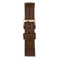NORDGREEN Damenuhr Native 28 mm Rosegold Braun Leder