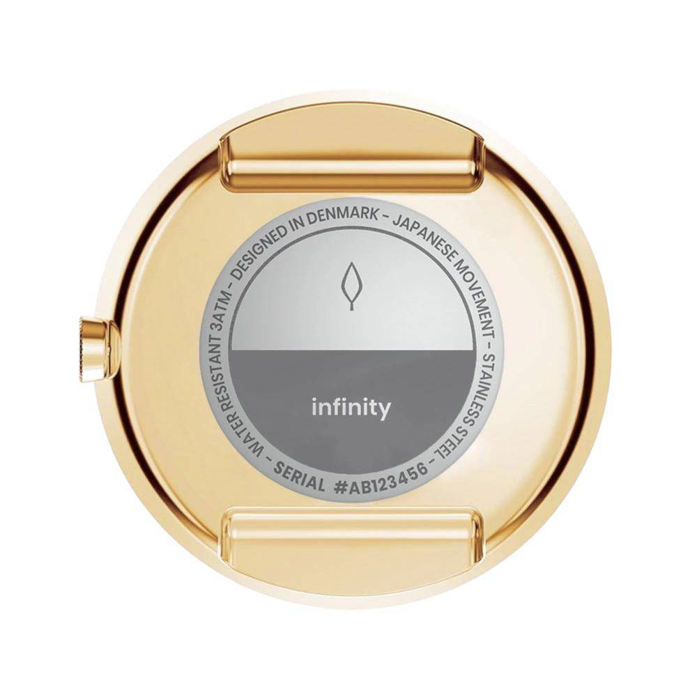 NORDGREEN Damenuhr Infinity 32 mm Gold Mesh