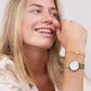 NORDGREEN Montre Femme Native 28 mm Or Nacre Maille Milanaise