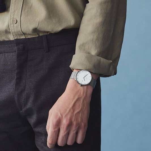 Montre Nordgreen Homme Philosopher 40 mm maille argentée