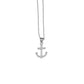 AMORETTO MILANO anchor necklace “Santo Spirito” made of 925 silver with zirconia AM0999