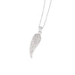 AMORETTO MILANO Engelsflügel-Halskette „Angello“ aus 925 Silber mit Zirkonia AM0994