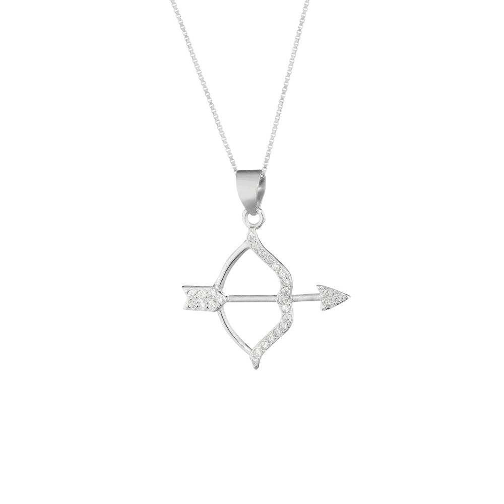 AMORETTO MILANO necklace “Freccia” made of 925 silver with zirconia AM0384