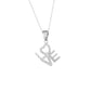AMORETTO MILANO necklace “Amore” with love pendant made of 925 silver with zirconia AM0406