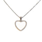 AMORETTO MILANO Halskette "Gabba“mit Herz-Anhänger aus 925 Silber mit Zirkonia AM0081