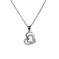 AMORETTO MILANO Herz-Halskette „Marino“ aus 925 Silber mit Zirkonia AM998