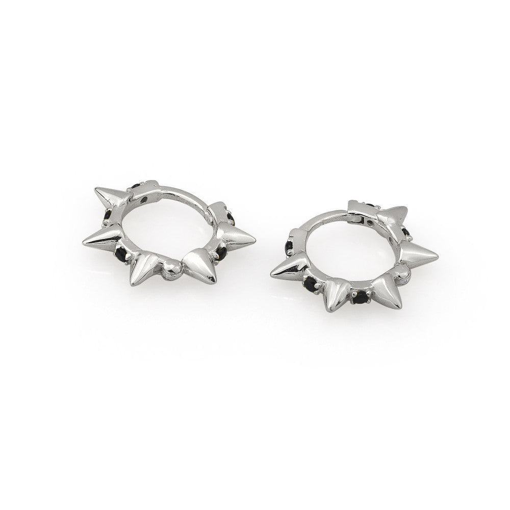 AMORETTO MILANO hoop earrings made of 925 silver rocker A110073
