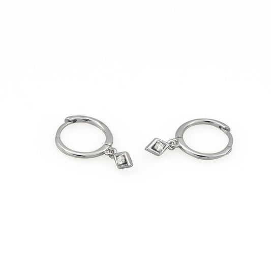 AMORETTO MILANO hoop earrings made of 925 silver eye zirconia A110103