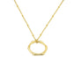 AMORETTO MILANO necklace in 925 silver gold colored A190014G