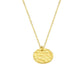 AMORETTO MILANO Halskette aus 925 Silber goldfarben Plättchen A190018G