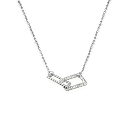 AMORETTO MILANO necklace made of 925 silver zirconia A190073
