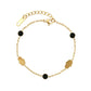 AMORETTO MILANO bracelet "HAMSA" gold / black AM0222