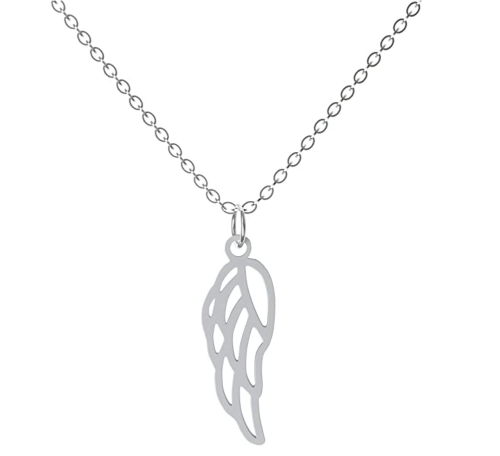 AMORETTO MILANO Women's Necklace Angel Wings 925 Silver AM0918
