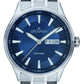 GROVANA Uhr St. Andrews Steel Metal Blue index  42mm Herren 1194,1135