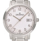 GROVANA Uhr Kensington Steel Metal Silver arabic 41mm Herren 1550,1133