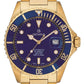 GROVANA Uhr Key West GP blue bezel Metal Blue Index 43mm Herren 1571,2115