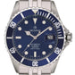 GROVANA Uhr Key West Steel blue bezel Metal Celebration Blue Index 43mm Herren 1571,2228