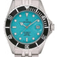 GROVANA Uhr Key West Steel black bezel Metal Celebration Glacier-blue Index 43mm Herren 1571,2231