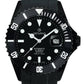 GROVANA Uhr Key West Black Silicon  Black Index 43mm Herren 1571,2877