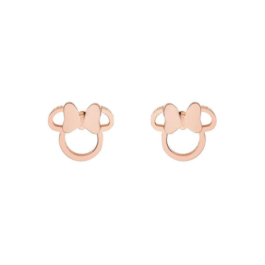 DISNEY Ohrringe Minnie Mouse Rosegold Edelstahl E600181PL-B.CS