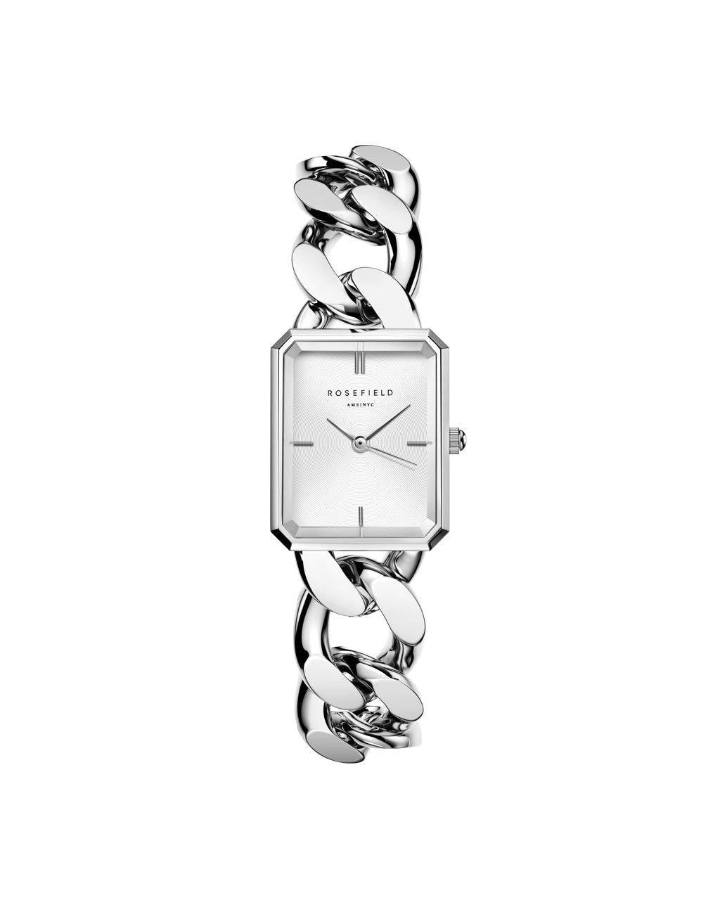 ROSEFIELD women's watch STUDIO The Octagon XS White Silver SWSSS-O56