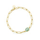 ROSEFIELD Bracelet Geometric Gemstone Bracelet Jade Gold JBGGG-J662