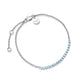 ROSEFIELD Armband Tennis Blau Silber JBTBS-J912