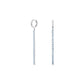 ROSEFIELD Ohrringe Tennis Blau Silber JETBS-J924
