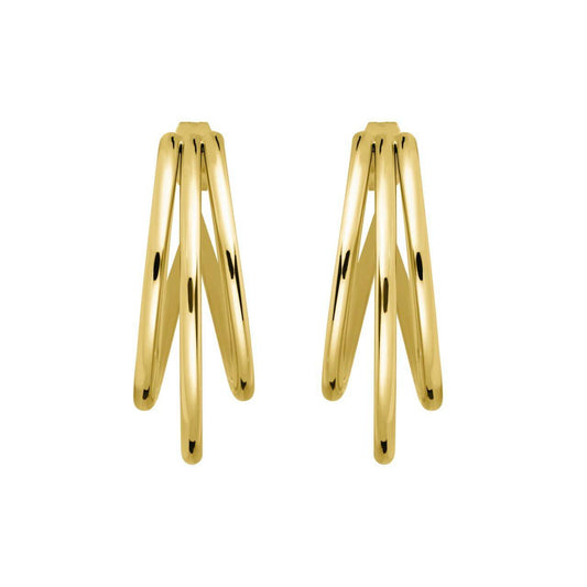 ROSEFIELD Ohrringe Triple Hoops Gold JETHG-J573