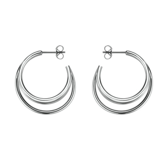 ROSEFIELD Ohrringe Triple Hoops Silver JETHS-J574