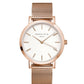 ROSEFIELD Damenuhr  MERCER Mesh Rosegold 38mm MWR-M42