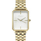 ROSEFIELD Women's Watch The Octagon White Sunray Steel Gold OCWSG-O40