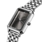 ROSEFIELD Damenuhr Octagon Grau Silber eckig OGSSS-O80