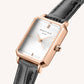 ROSEFIELD Damenuhr Octagon XS White Grey Leather Rose Gold  OWGLR-O87
