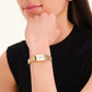 ROSEFIELD Damenuhr Octagon XS Weiß Gold eckig OWGSG-O60