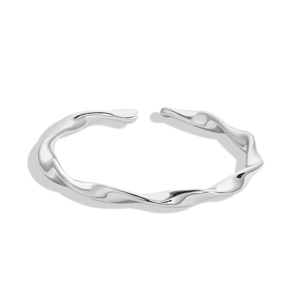 AMORETTO MILANO Ring WELLE aus 925 Silber verstellbar A120101