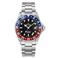 GROVANA Uhr Key West Steel Pepsi Swiss Made Automatik 43mm Herren 1572,2135