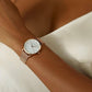 ROSEFIELD Damenuhr Pearl Edit Mesh Rosegold Perlmutt RMRMR-R09