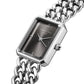 ROSEFIELD Women's Watch Octagon XS Double Chain Studio Edition Gray Silver SGSSS-O78