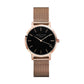 ROSEFIELD women's watch The Tribeca Black Rosegold TBR-T59