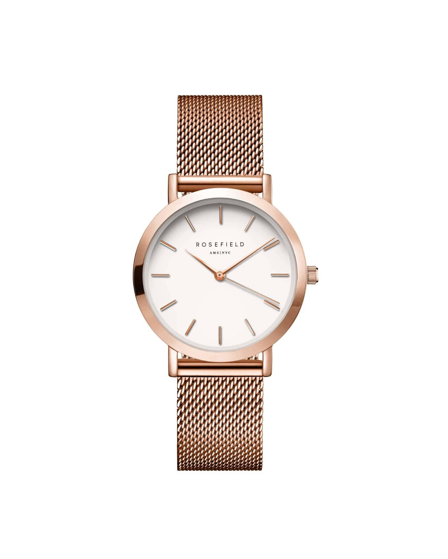 ROSEFIELD Damenuhr  Tribeca Mesh Rosegold 33mm TWR-T50