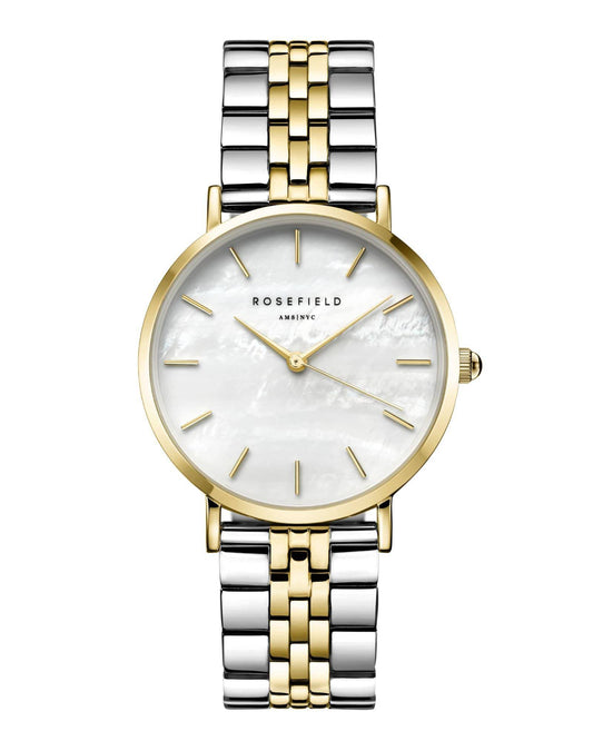 ROSEFIELD Women's Watch The Upper East Side MOP Silver Gold Duotone UWDSSG-U30