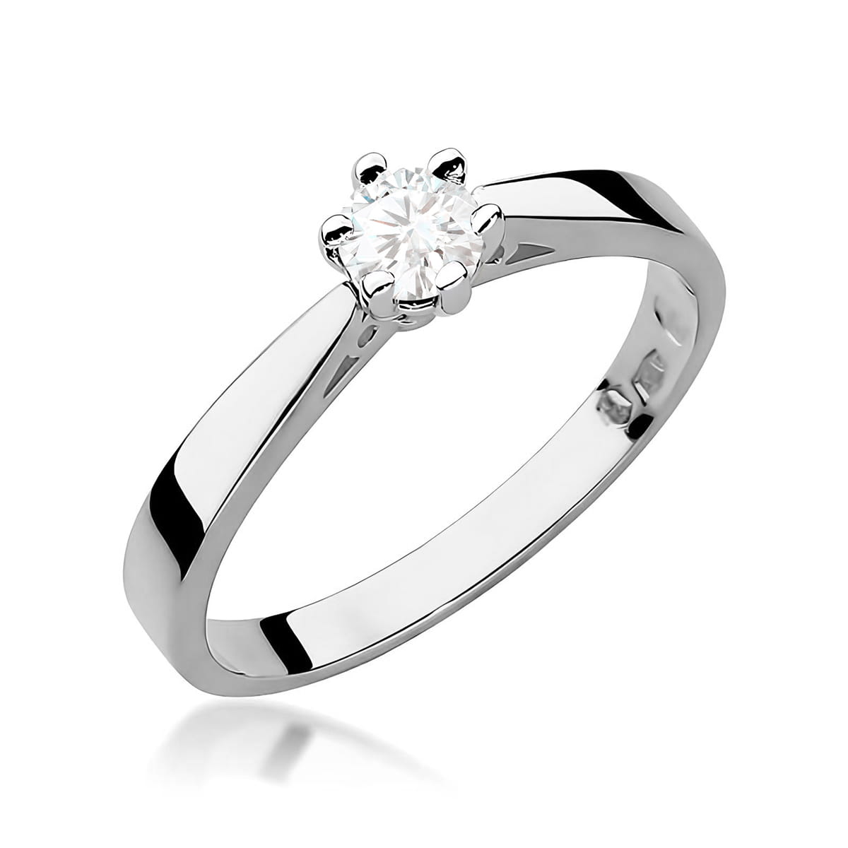 Diamant-Ring Echtgold Solitär ab 0,08 ct