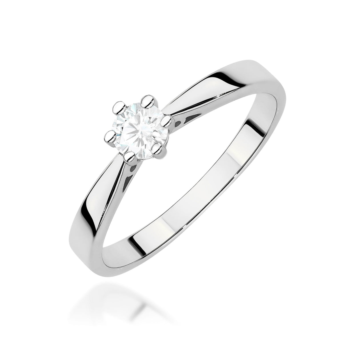 Diamant-Ring Echtgold Solitär ab 0,08 ct