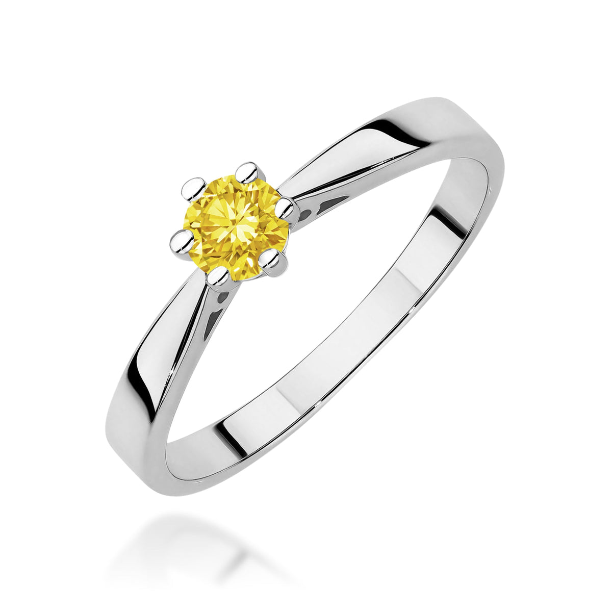 Diamant-Ring Echtgold Solitär ab 0,08 ct